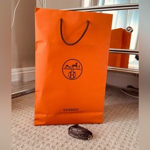 Hermes Shopping bag and ribbon